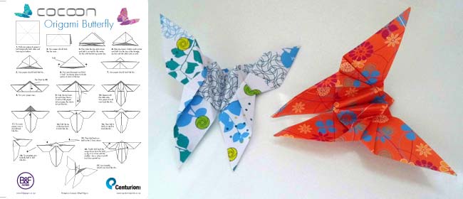 how to make paper butterfly step by step