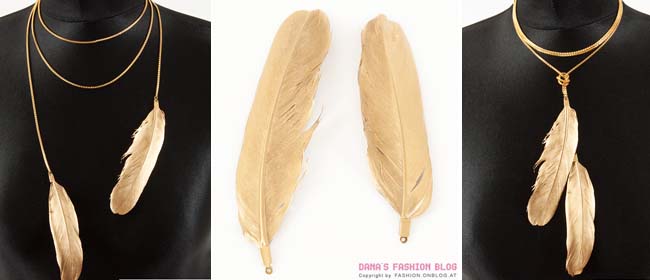 DIY // Feather Back Necklace