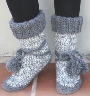 Crochet slippers: 10 free patterns - Sweet Living Magazine